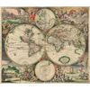 1689 Interesting Detailed Old World Exploration Map Poster - 24x28