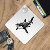 'Sketchy Shark' Suction Cup Car Window Sign (CG00022080)