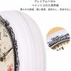 Howorr Wall Clock, Double Sided Wall Clock, Antique Double Sided Creative Clock, Interior Clock, Double Sided Clock, Wood Frame, Silent, Continuous Second Hand, Classroom, Classroom, Classic Gift,