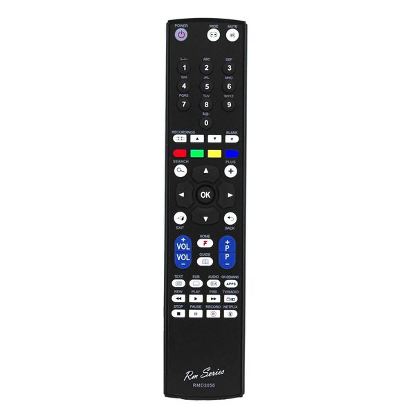 RM Series Replacement Remote Control for Humax RM-L08 RMD3056