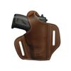 Barsony Brown Leather Pancake Gun Holster for Taurus PT 22 25 Left