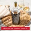 Vacu Vin Royal Gold Wine Cooler, 1 Liter, Plastic