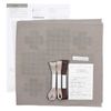 Sashiko Textile lab Flower Dish Towel Kit, Sashiko Kit