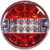 APUK 12V Red Clear Rear Combination Brake Tail Indicator Light Lamp Tractor Trailer