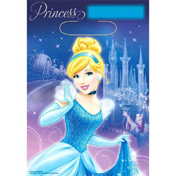 Cinderella 'Sparkle' Favor Bags (8ct)