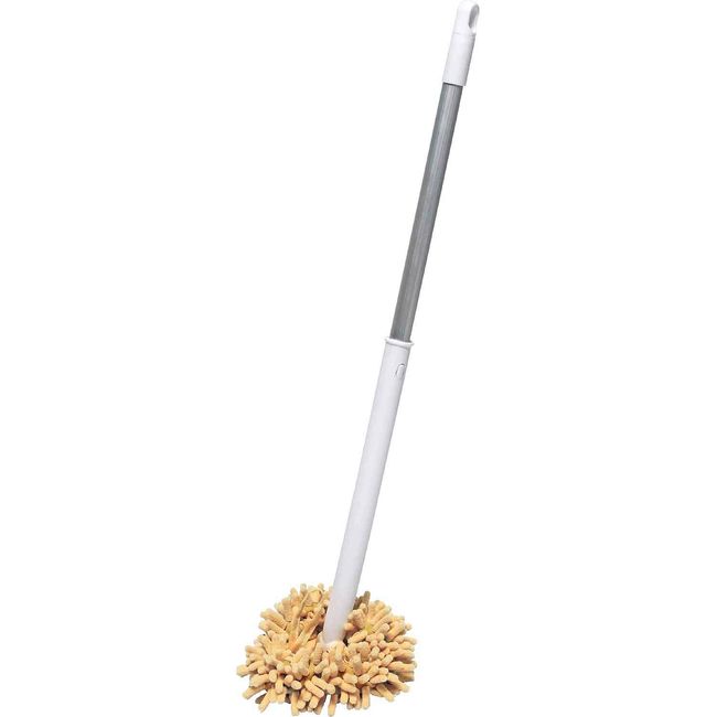 Cogit Microfiber Toilet Floor Mop, Beige, Total Length 23.6 inches (60 cm)