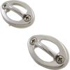 Permacast PI-76 Flat Oval Rope Eye For Vinyl Liners Bronze Chrome Plated