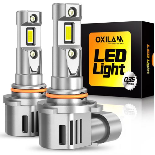 OXILAM 9005/HB3 LED Bulbs 40000LM 900% Ultra-Bright, 3 Min Quick Install, 20 Years Lifespan, No Flicker, 99% Compatibility