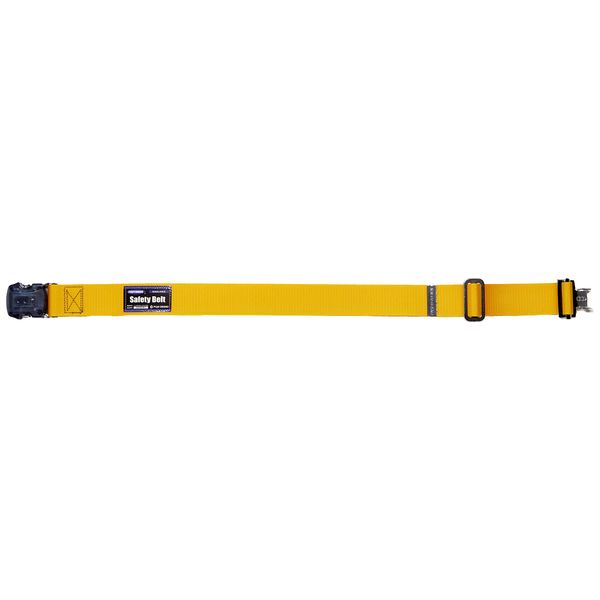 Fujii Denko TUB-SOTN-Y-M TSUYORON Fall-Prevention Safety Equipment, Waist Belt Only, 47.2 inches (1200 mm), Yellow