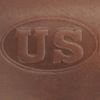 U.S. WWII M1911 .45cal Brown Leather Hip Holster Embossed US