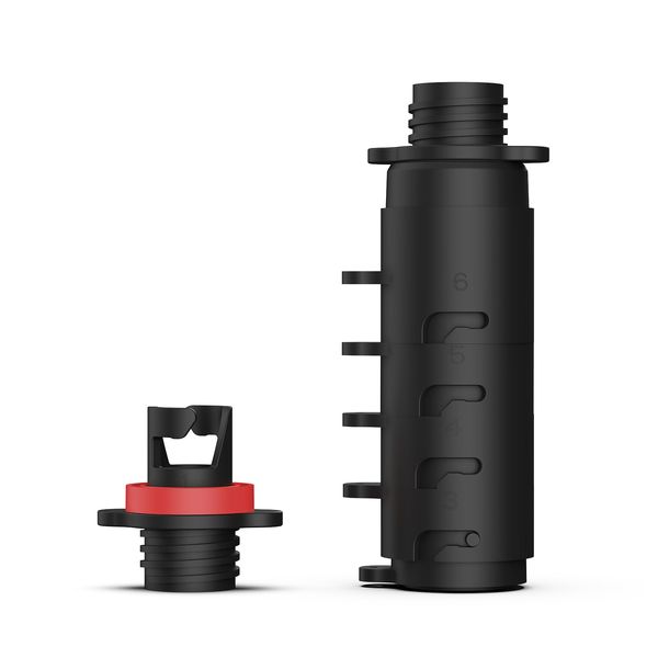 CYCPLUS 7 Luftdüsen aufblasbare SUP Pumpe Adapter Kompressor Paddle Board Pumpe Adapter, Multifunktions SUP Ventil Adapter mit für Schlauchboot, Stand Up Paddle Board, aufblasbares Bett, Schlauchboot