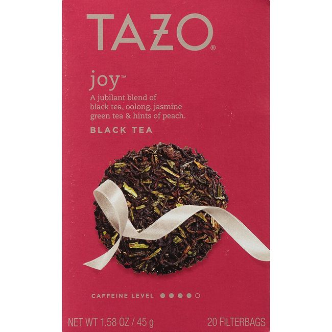 Tazo Joy Seasonal Flavor Black Tea, 20 Filter Bags (1.58 Oz.)