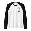 Queen Raglan Playing Cards, black, S