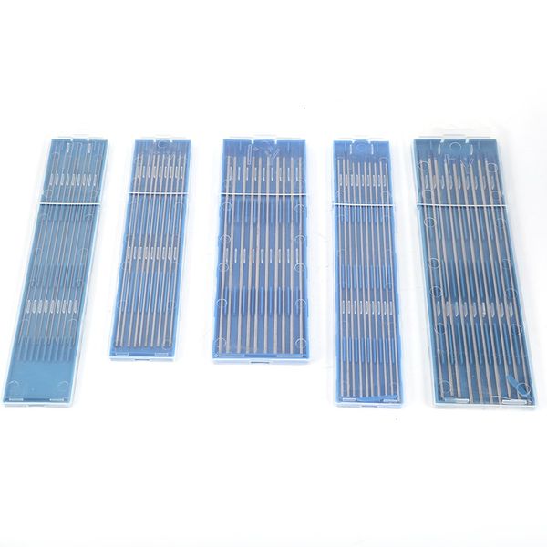 10pcs Lanthanated Tungsten WL20 TIG Welding Electrodes Electrode Blue Tip Tool Set 1.0/1.6/2.4mm (1.6 * 150mm)