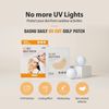 DASHU Daily UV Cut Golf Patch 5 pairs - Sun protection for outdoor activities, Reduce freckles, Skin care with Collagen & Green tea, Moisturizing