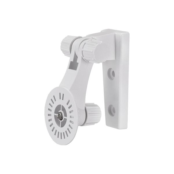 sourcing map Adjustable Security Camera Bracket, Plastic Wall Mount CCTV Stand 110mm Height for Home Surveillance System Mounting, White