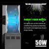 50 Watts(2x25W Bulb) Duct Uv Light HVAC Ac Filter UV-C
