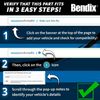 Bendix Premium Semi Metallic Brake Pads For Ford Cougar Thunderbird 80 Charac...