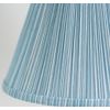 Small Blue Gathered Pleated Fabric Tapered Light Shade for Table Lamp