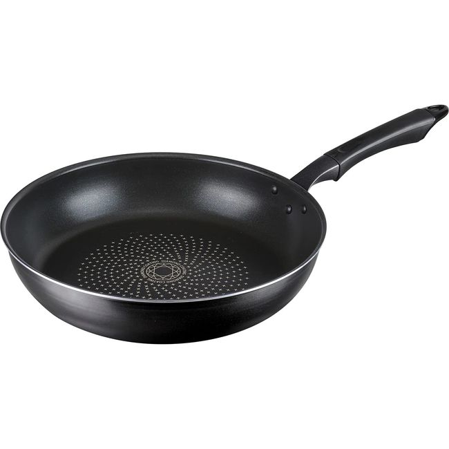 Wahei Freiz RB-2226 Lightweight Frying Pan, 11.8 inches (30 cm), Induction & Gas Compatible, Diamond Coat, Bistro Black