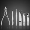 Manicure Pedicure Kit: 18 Stainless Steel Tools with Luxurious Case