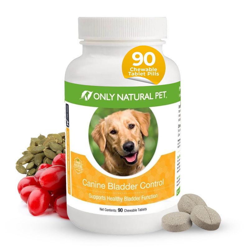 ONLY NATURAL PET Canine Bladder Control - Senior Dog Care Supplement ...