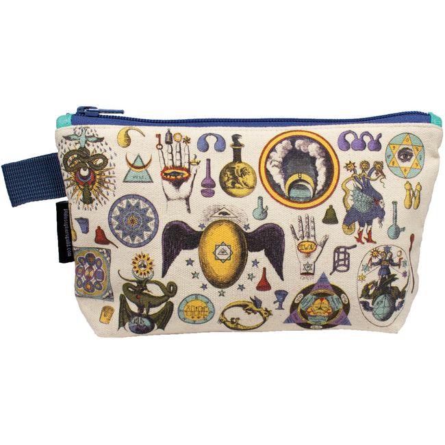 Alchemy Bag - 9" Canvas Zipper Pouch for Pencils, Tools, Cosmetics, Toiletries and More