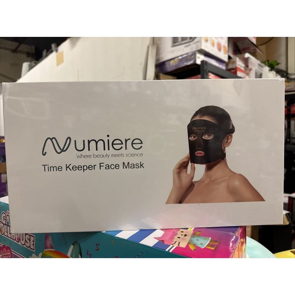Numiere Time Keeper LED Face Mask Blue / Red / NIR Light Therapy NEW SEALED