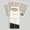 Lantern Press Camping Rules, Rustic Typography (52 Playing Cards, Poker Size Card Deck with Jokers)