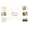 Schellenberg 50710 Fly Screen, Insect, Mosquito Protection for Windows – Various Sizes, White, 100x100cm