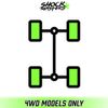 Front Right Complete Strut Spring Assembly for 2014 Ford F-150 4WD