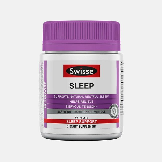 Swisse Ultiboost Sleep For Natural, Restful Sleep & Nervous Tension 60 Tablets