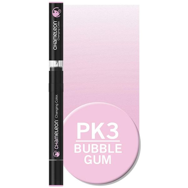Chameleon Bubble Gum Pen Pk3