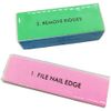 phalatina Nail File Polishing Care Block Nail Buffer File Shine Sponge, Men's, Women's, Easy, Lightweight, Convenient (Pack of 2)