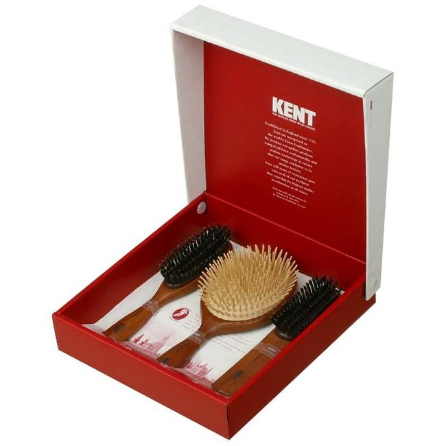 [Hometown Tax] “KENT” brand hair brush set made with 100% top-quality natural hair