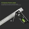 TAHA® 300mm 12” Adjustable Engineers Angle Ruler Combination Try Square Set Right