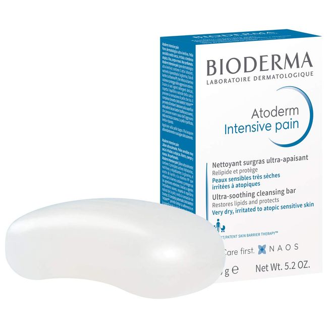 Bioderma Atoderm Intensive Bar Çok Kuru ve Atopi Eğilimli Ciltler için Niasinamid, Shea Yağı İçeren Nemlendirici Etkili Temizleyici Bebek, Çocuk ve Yetişkin Kullanımına Uygun 150 gr