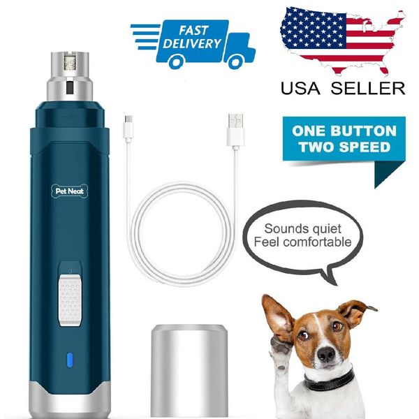 Electric Dog Nail Grinder Pet Trimmer USB Charge Clipper Professional Wholesale