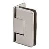 Brushed Nickel Pinnacle 544 Series 5 Degree Wall Mount Offset Back Plate Hinge