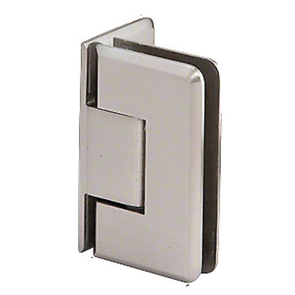 Brushed Nickel Pinnacle 544 Series 5 Degree Wall Mount Offset Back Plate Hinge
