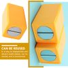 Beavorty Blade Dispenser Case Disposable Razor Blade Disposal Case Barber Shop Storage Bank Container for Used Razor Blades Old Waste Blades Broken Cutter Device
