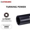 ATOOLMIC Deep Impact Socket, Metric, 1/2-Inch Drive, 41mm,6 points(AT1241L)