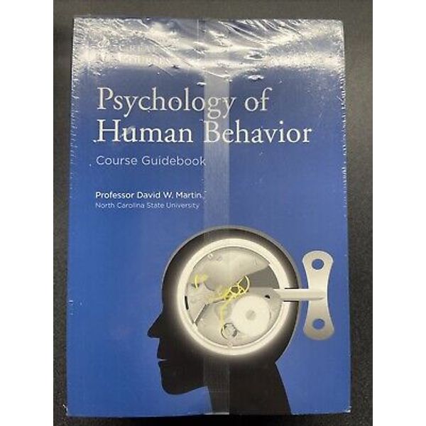 Psychology of Human Behavior by David W. Martin (Compact Disc)