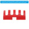 PATIKIL Badminton Stringing Racquet Load Spreader, 2 Pack Embedded Racket High Pounds Load Adapter Protector Stringing Machine Tool, Red