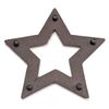 TOSSDICE TDST09-6757-15R CAST IRON STAR TRIVET Rusty