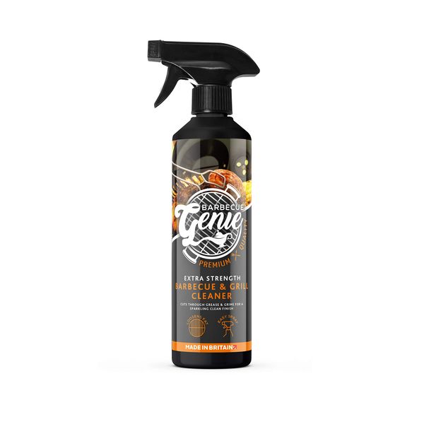 McKLords FAM0464 BBQ Genie Grill Cleaner - Barbecue Extra Strength Degreaser | Cuts Through Grease and Grime | Tackles Burnt On Food - 500ml