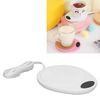 USB Cup Warmer Efficient -Proof Electric Drink Hot Plate Small Waterproof (White)