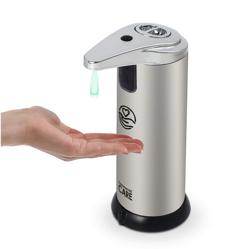 Commercial Care Touchless Soap, Hand Sanitizer Dispenser – Battery ...