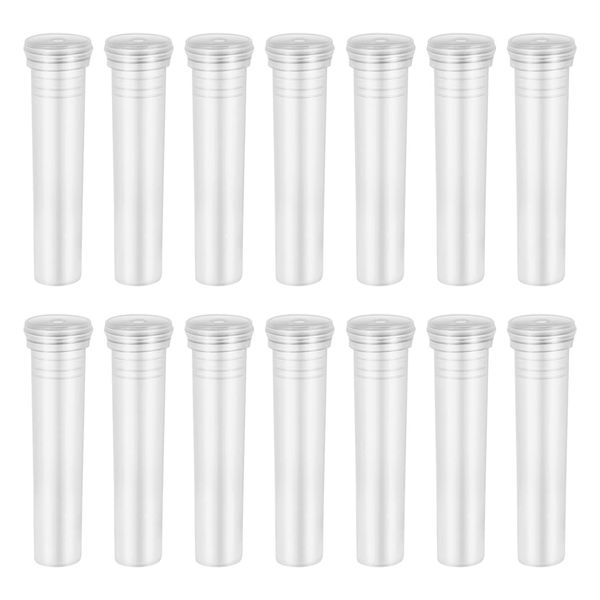 Artibetter Clear Floral Tube Flower Water Tube Clear Tube Test Tube Vase Flower Container Plastic Tube Small Bottle Flower Craft Supply 50pcs for Florist