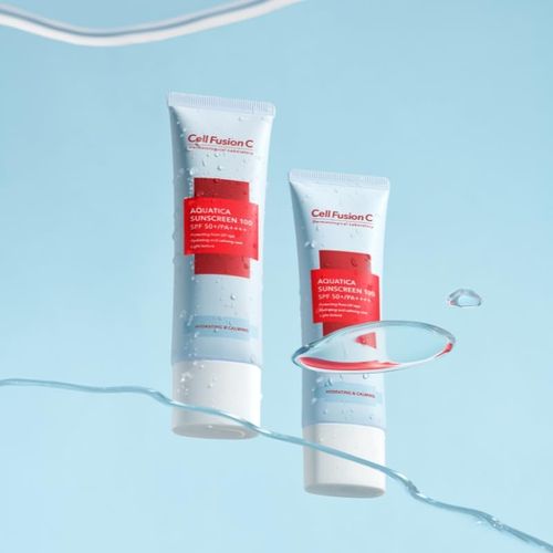 Cell Fusion C Aquatica Sunscreen 100 SPF50+ / PA++++ Self Fusion Sea Aquatica Sun Screen Organic Sunscreen UV UV Protection Sedation Moisture